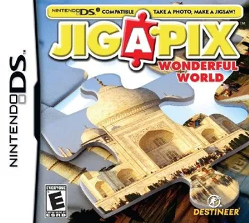 Jigapix - Wonderful World (USA) (En,Fr,Es) (NDSi Enhanced) box cover front